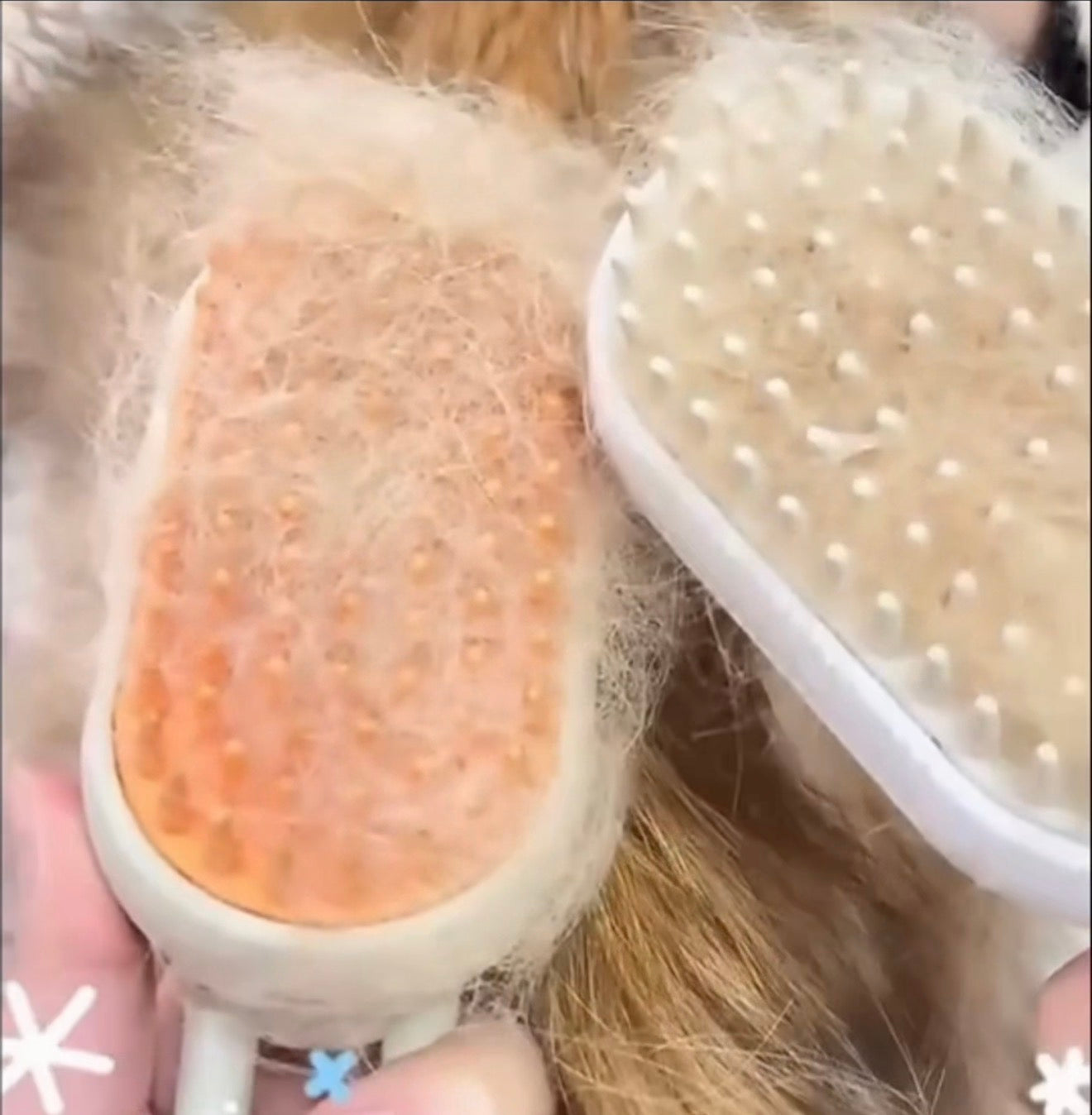 3-IN-1 PET GROOMING BRUSH