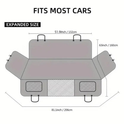 Large Pet Back Seat Extender Car Backseat Protector Multipurpose Waterproof Hammock Dog Universal Car Seat Cover Travel Supplies